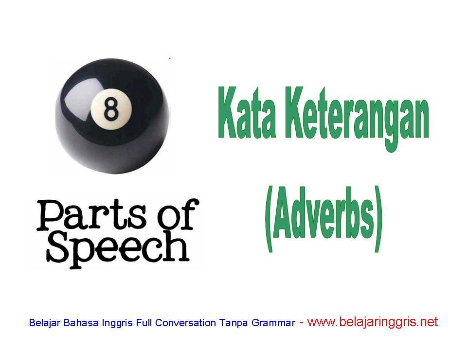 kata keterangan dalam bahasa inggris adverbs