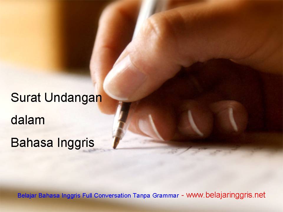 Surat Undangan Rapat Bahasa Inggris  BelajarINGGRIS.net