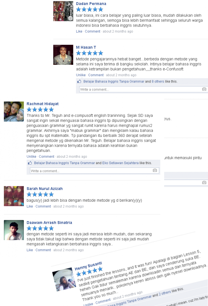 testimoni fb