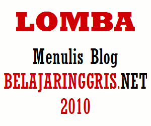 Lomba Blog 2010 Berhadiah Jutaan Rupiah | belajaringgris.net