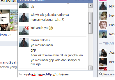 promosi lewat facebook chat