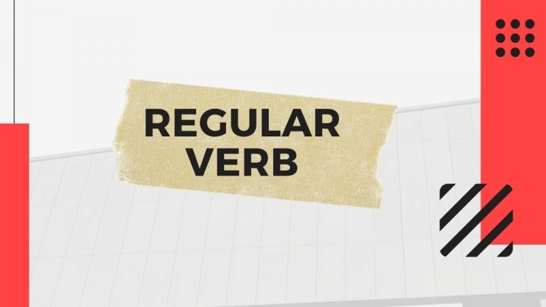 Regular Verb