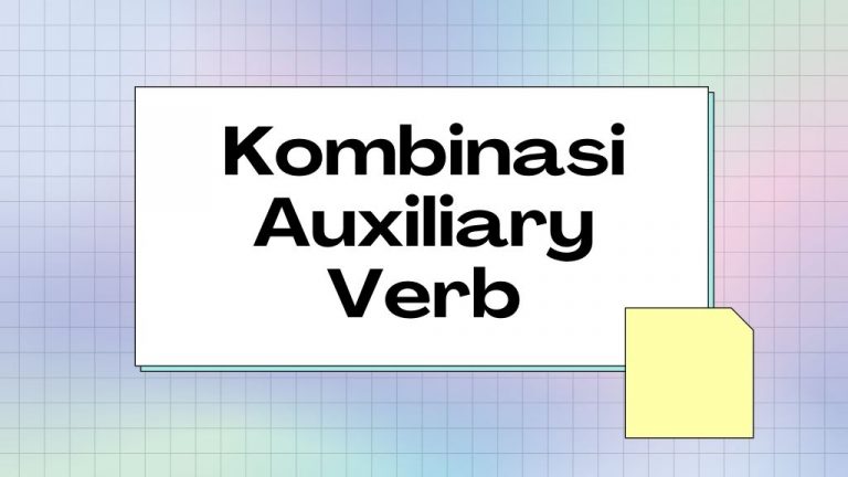 Kombinasi auxiliary verb