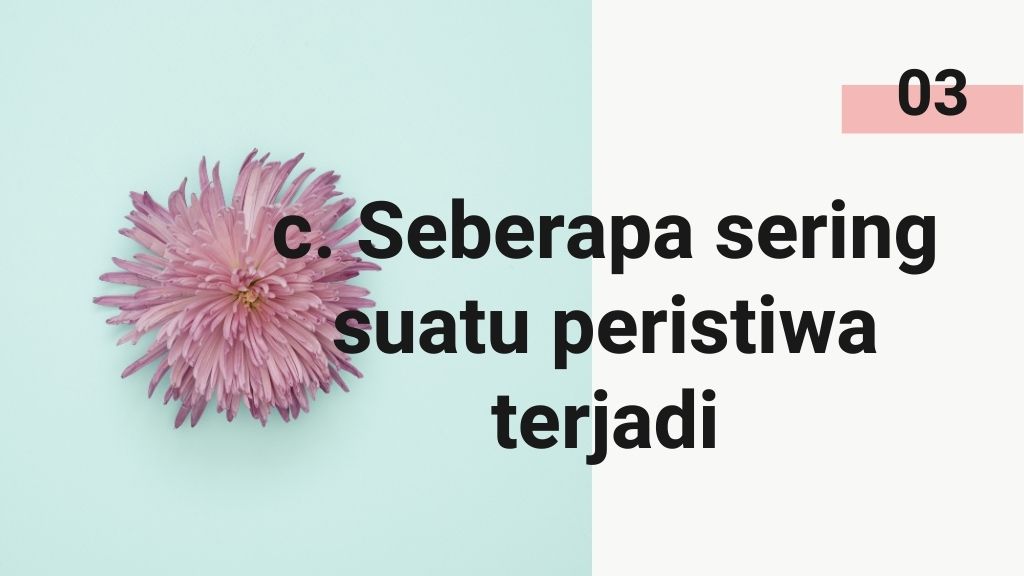 seberapa sering suat peristiwa terjadi