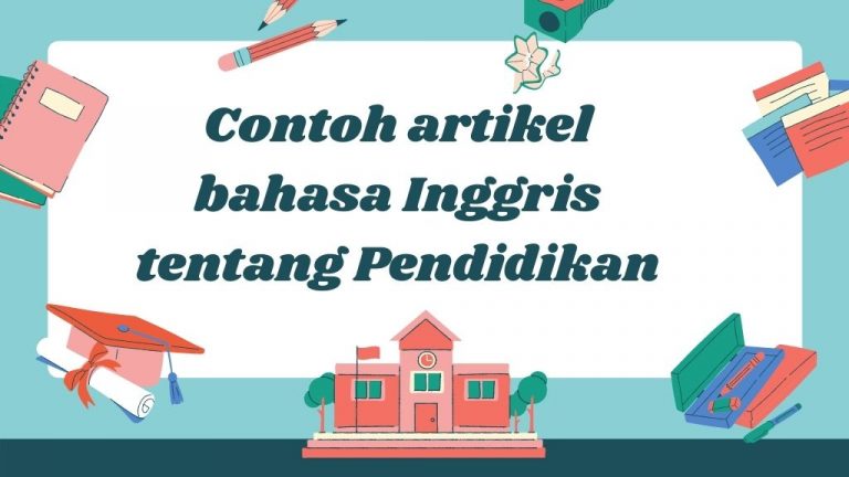 artikel pendidikan