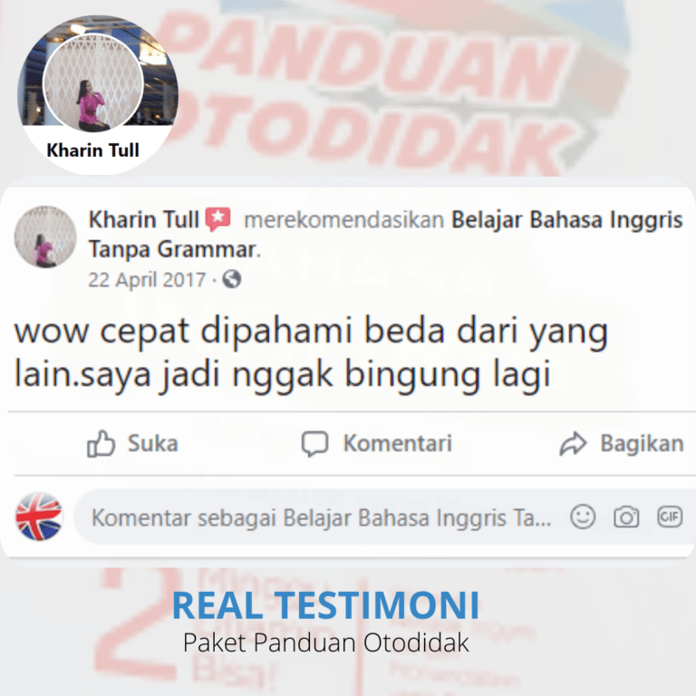 testimoni panduan otodidak kharin tull